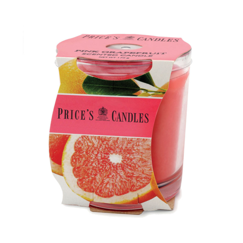 Candela Profumata in Vetro Diverse Colorazioni | Vendita Ingrosso