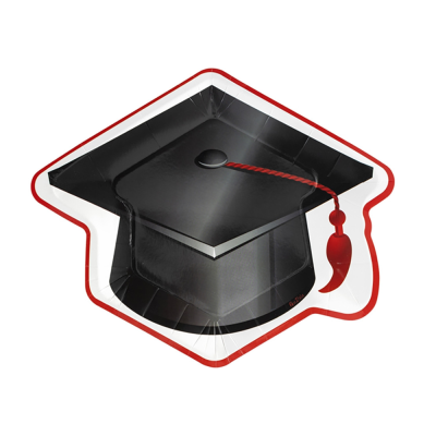 Piatti in carta Graduation (8 pezzi)