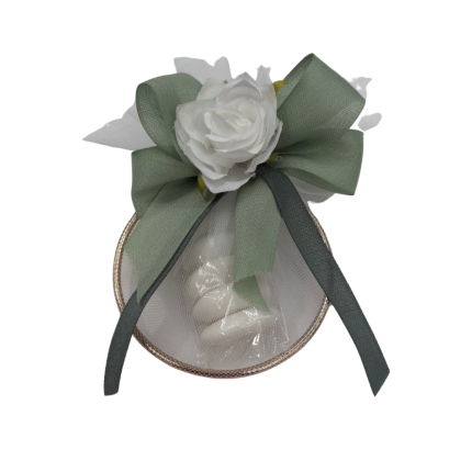 Anello in metallo per confetti (12 pezzi) Anello in metallo per confetti (12 pezzi)