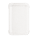 Vassoio rettangolare in cartone bianco (250 pezzi)