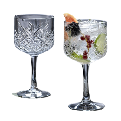 Calici Cocktail Old Fashion in vetro (4 pezzi)