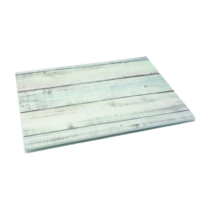 Vassoio effetto legno sbiancato in melamina