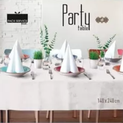 Tovaglia party bianca in TNT (20 pezzi) Tovaglia party bianca in TNT (20 pezzi)