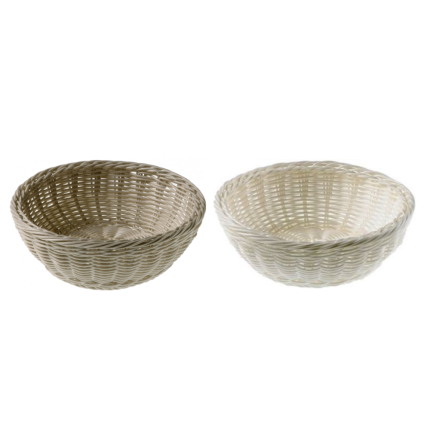 Cestino porta pane intrecciato rotondo Vogue