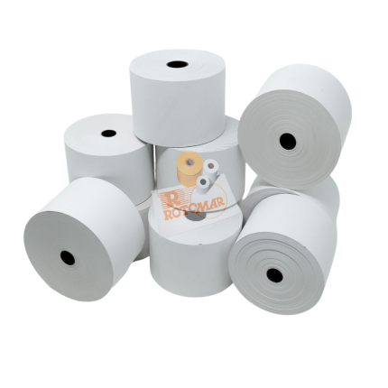 Rotoli per calcolatrice in carta termica BPA free (10 pezzi)