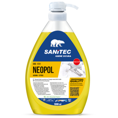 Detersivo Piatti Neopol Agrumi Sanitec