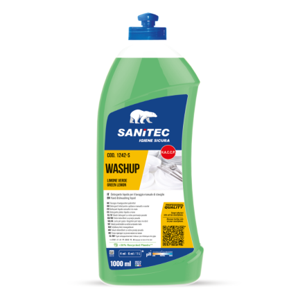 Detersivo Piatti Washup limone Sanitec