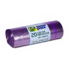 Sacchi pattumiera con fondo anti-goccia 110 LT (20 pezzi)