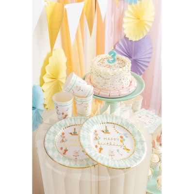 Piatti in carta Happy Birthday 2