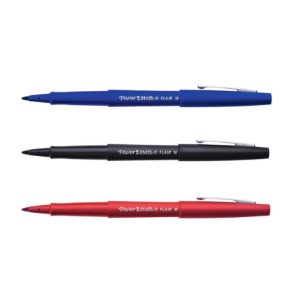 Penne punta fibra Flair nylon