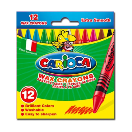 Pastelli a cera (12 pezzi)