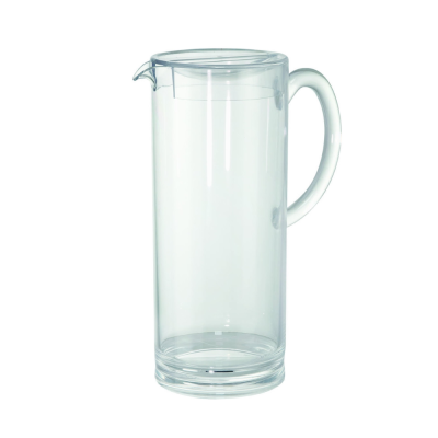 Caraffa Giada trasparente con coperchio 2LT