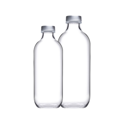 Bottiglia in vetro trasparente Iconic