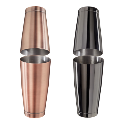 Shaker Boston rame e nero lucido