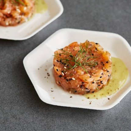 Piattino esagonale bio (50 pezzi) Piattino esagonale bio (50 pezzi)