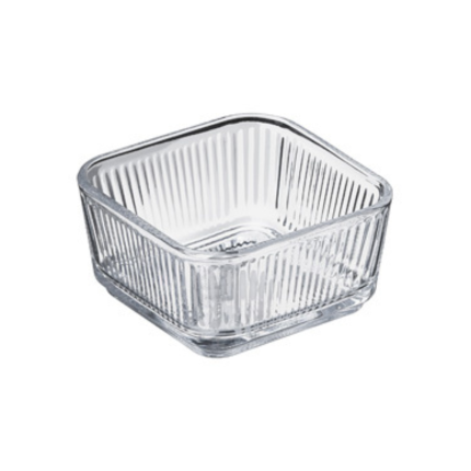 Ciotoline in vetro plissè (4 pezzi)