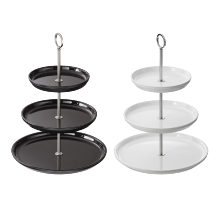 Alzata 3 piani in melamina Alzata 3 piani in melamina