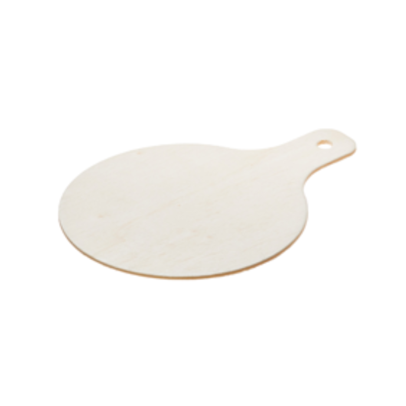 Mini tagliere tondo in legno (24 pezzi)