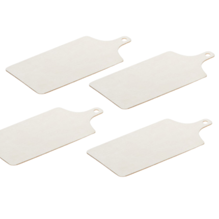 Mini tagliere rettangolare in legno (24 pezzi)