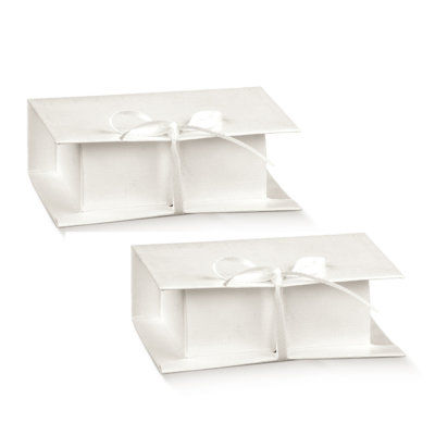 Scatola Book fibra bianco