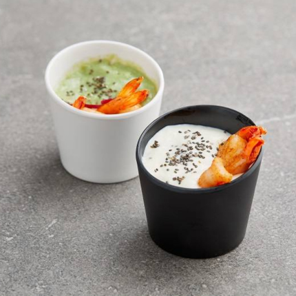 Bicchierino taglio obliquo in melamina