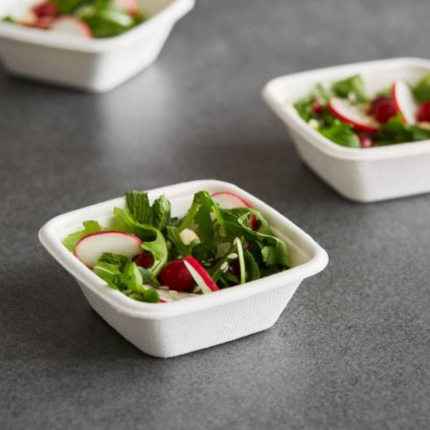 Ciotolina monoporzione quadrata (50 pezzi)