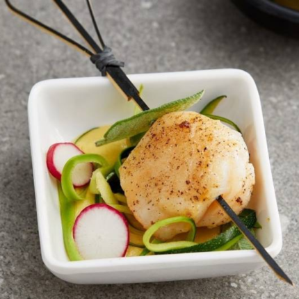 Ciotola quadrata in melamina bianca