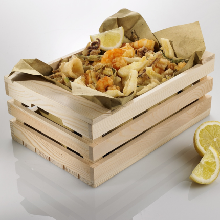 Cassetta in legno per fritti