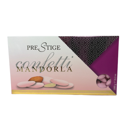 Confetti mandorla intera rosa