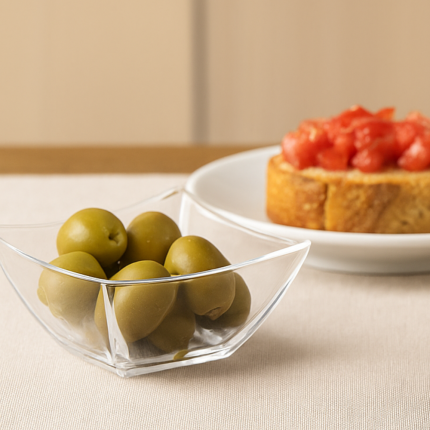 Coppetta quadrata riutilizzabile 95cc