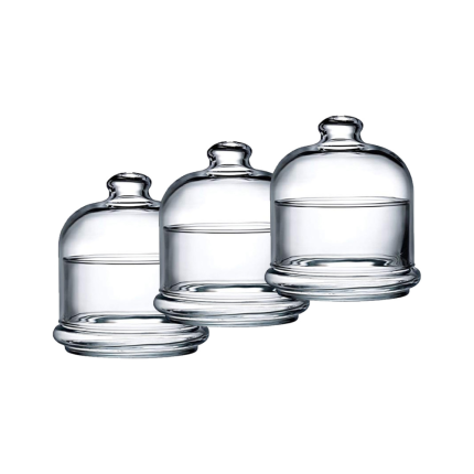 Portavivande con campana in vetro Portavivande con campana in vetro