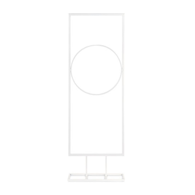 Struttura in metallo bianco 200cm