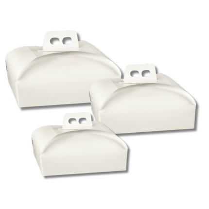 Scatole per Torta Quadrata Bianca Classica Scatole per Torta Quadrata Bianca Classica