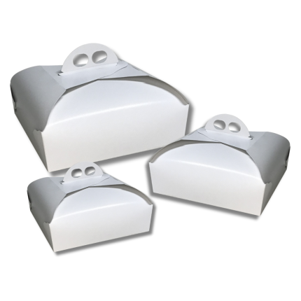 Scatola classica porta torta quadrata con manico Scatola classica porta torta quadrata con manico