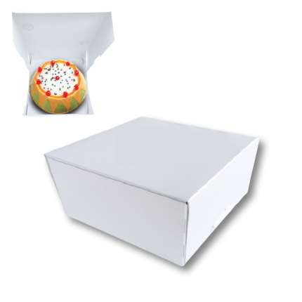 Scatola per torta Dama bianca