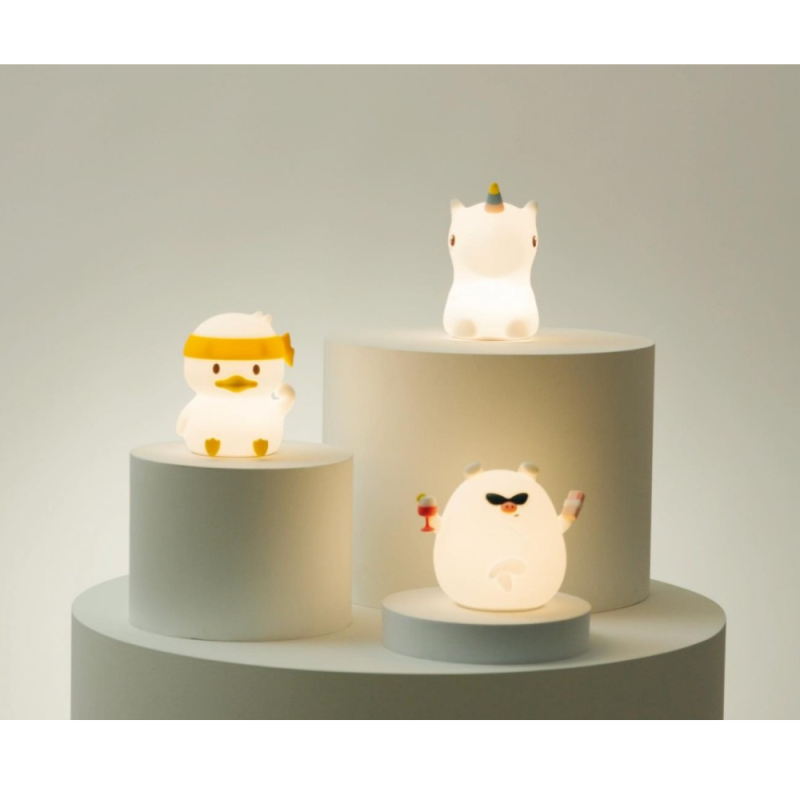 Lamp in silicone animaletti