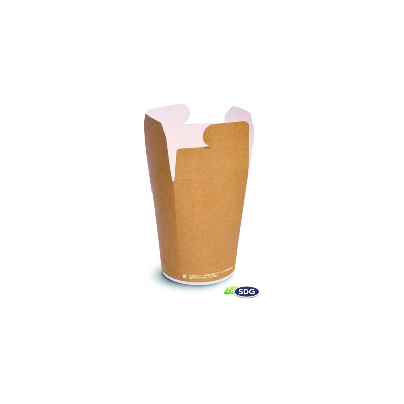 Contenitore Food Cup in cartoncino compostabile