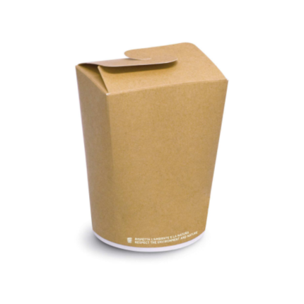Contenitore Food Cup in cartoncino compostabile