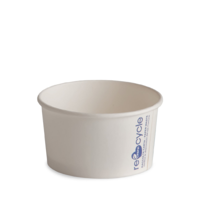 Coppette gelato in carta bianca 170cc (56 pezzi)