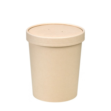 Contenitore con coperchio in cartoncino (25 pezzi)