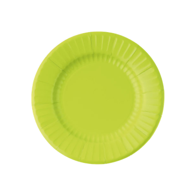 Piatti in carta Pastel verde lime 21cm (8 pezzi)