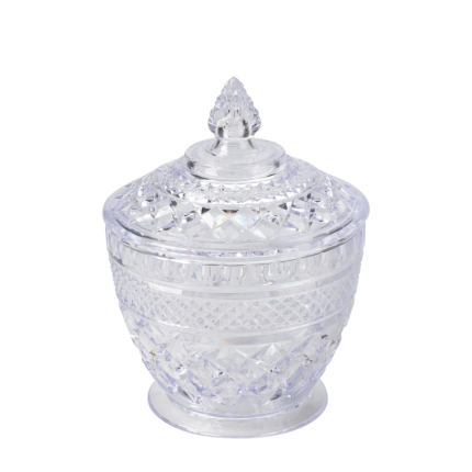 Potiche in plastica con coperchio Potiche in plastica con coperchio