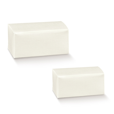 Scatola Rivestita in cartoncino fibra bianco