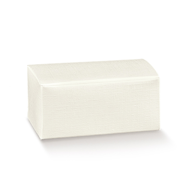 Scatola Rivestita in cartoncino fibra bianco