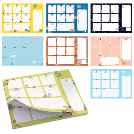 Planner Settimanale Fantasy - Agenda Settimanale Colorata Planner Settimanale Fantasy - Agenda Settimanale Colorata