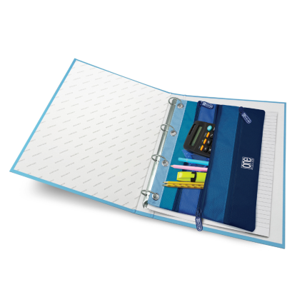 Pochette Con Anelli per Raccoglitore - Con Zip Pochette Con Anelli per Raccoglitore - Con Zip