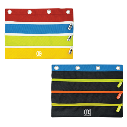 Pochette Con Anelli per Raccoglitore - Con Zip Pochette Con Anelli per Raccoglitore - Con Zip