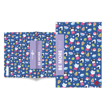 Maxi Quaderno Tiny a Righe e Quadretti – Copertina Fantasia