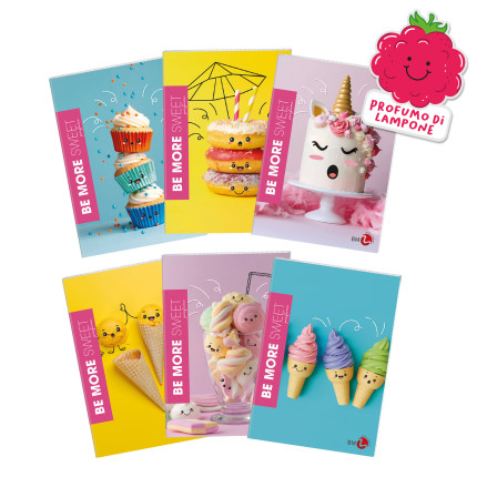 Maxi Quaderno a Righe Sweet