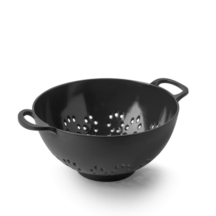 Piccolo scolapasta in melamina nero
